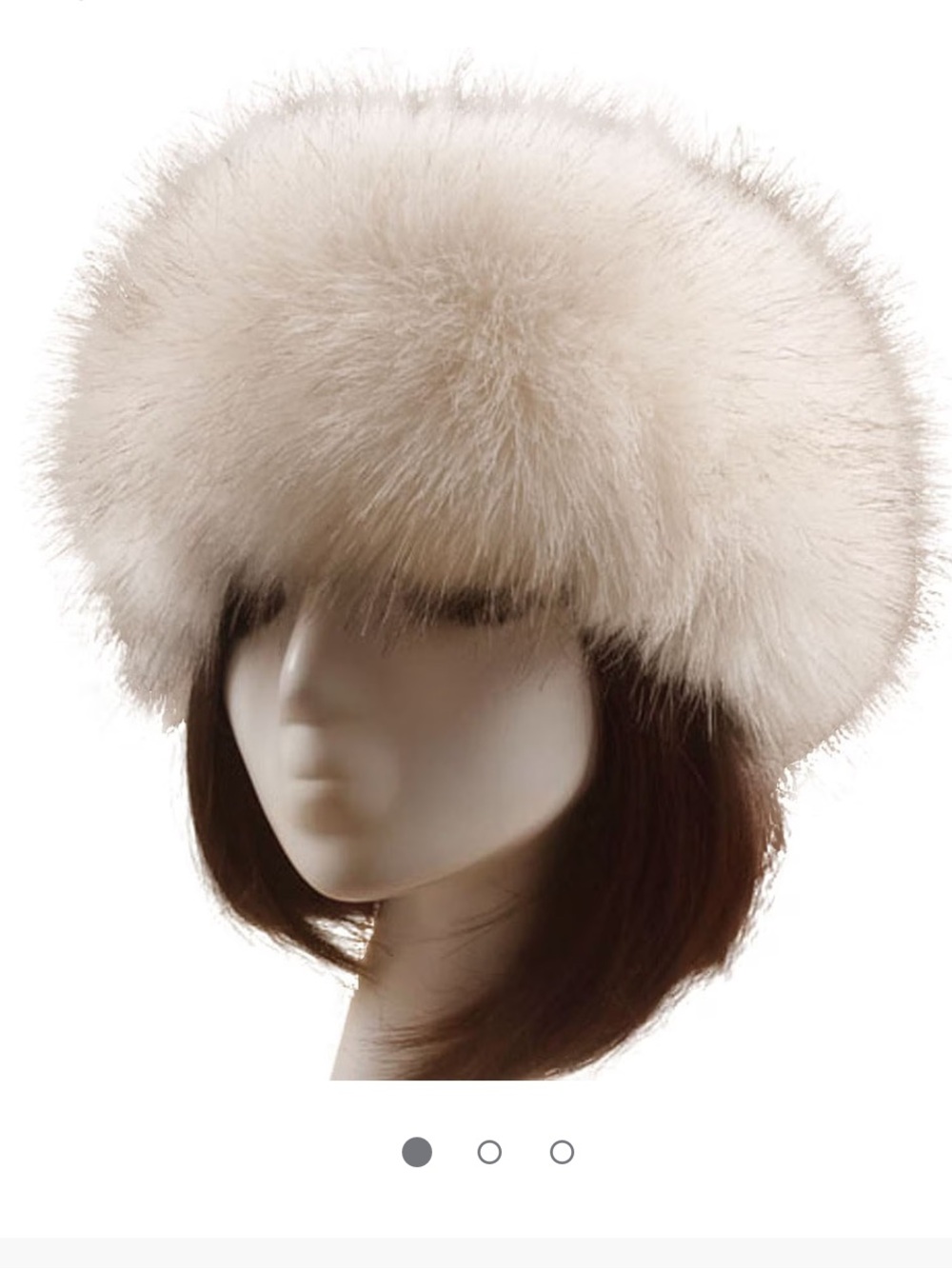 Vintage Real Mink Fur Cossack Hat for Women beautiful